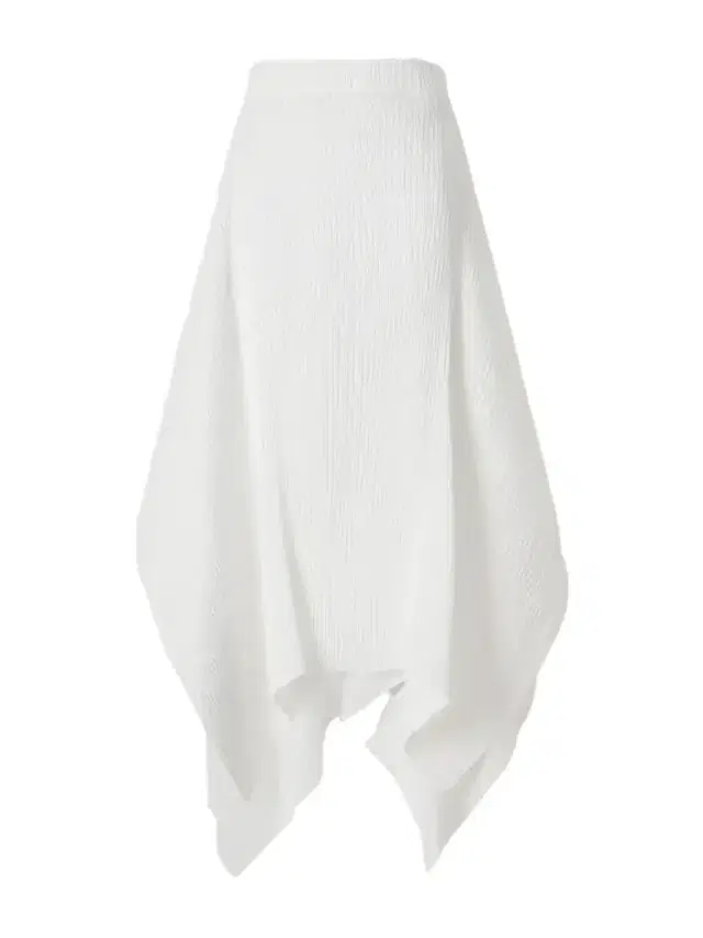 Asymmetric Plissè-crepe Midi Skirt