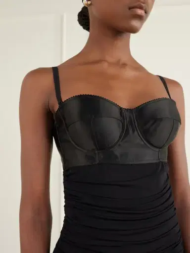 Dolce & Gabbana Draped Jersey Bustier Mini Dress | Thumbnail 4 Dolce & Gabbana Draped Jersey Bustier Mini Dress | Thumbnail 4