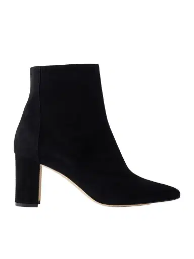 Manolo Blahnik Rosie 70 Suede Ankle Boots | Thumbnail 1