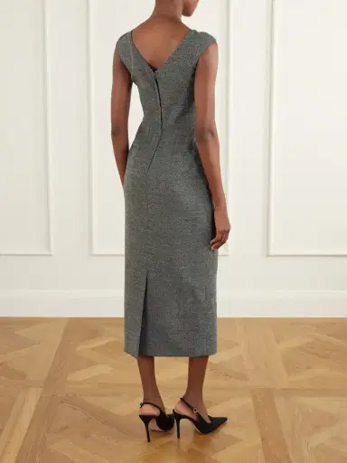 Dolce & Gabbana Stretch-wool Midi Dress | Thumbnail 3