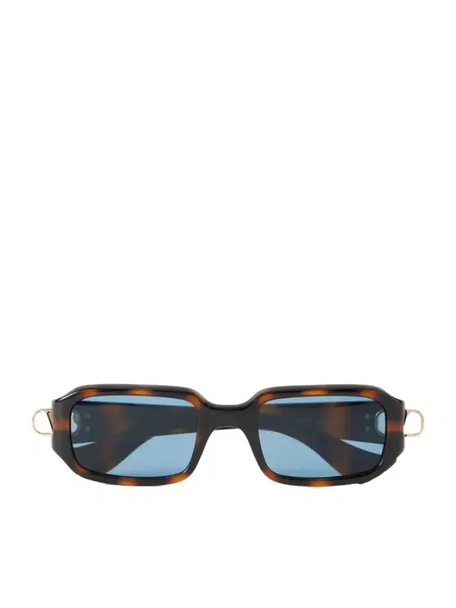 Valentino Eyewear Vlogo-embellished Square-frame Tortoiseshell Acetate Sunglasses
