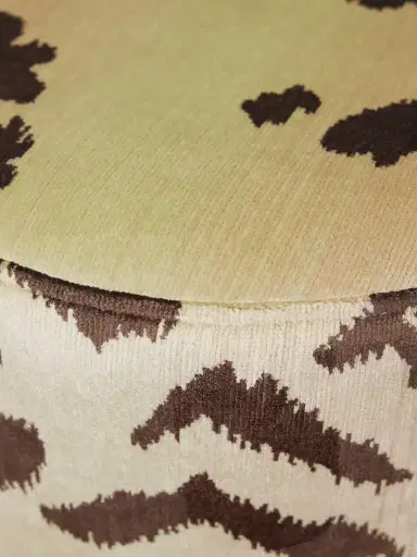 SIX THE RESIDENCE Tiger Velvet-jacquard Pouf | Thumbnail 4