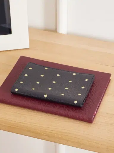 Smythson Panama Stars Textured-leather Passport Cover | Thumbnail 2