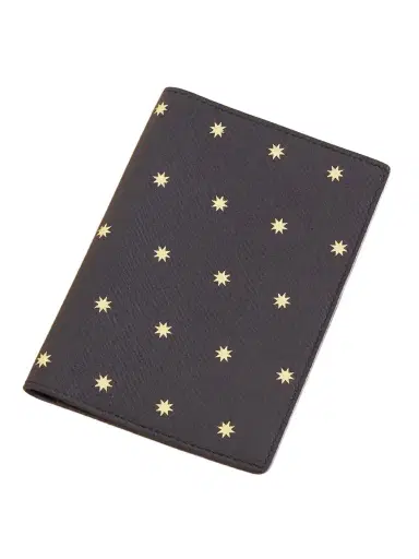 Smythson Panama Stars Textured-leather Passport Cover | Thumbnail 1