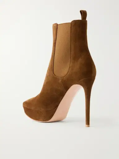 Gianvito Rossi Kim 85 Suede Ankle Boots | Thumbnail 3 Gianvito Rossi Kim 85 Suede Ankle Boots | Thumbnail 3