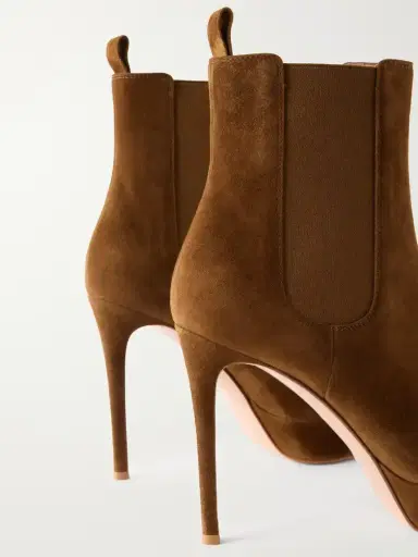 Gianvito Rossi Kim 85 Suede Ankle Boots | Thumbnail 5 Gianvito Rossi Kim 85 Suede Ankle Boots | Thumbnail 5