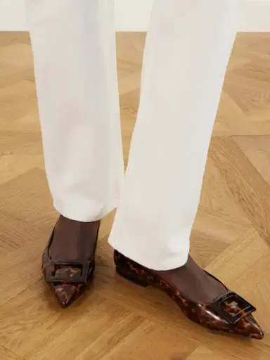 Roger Vivier Gommettine 5 Printed Patent-leather Flats | Thumbnail 2