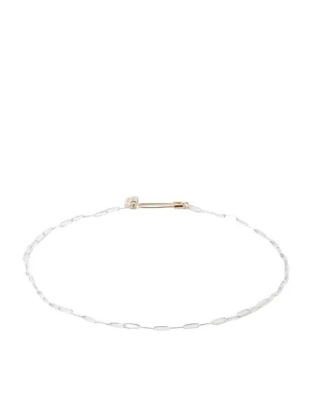 Loren Stewart Shapeshifter 14kt Yellow Gold And Sterling Silver Anklet