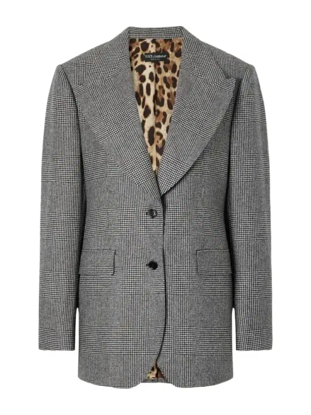 Prince Of Wales Wool And Cashmere-blend Blazer