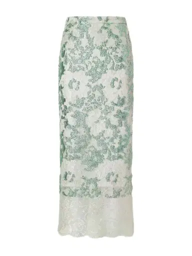 Costarellos Tamlin Sequin-embellished Lace Midi Skirt | Thumbnail 1