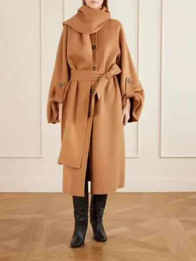 Zimmermann Valiant Belted Scarf-detailed Wool-blend Coat | Thumbnail 2 Zimmermann Valiant Belted Scarf-detailed Wool-blend Coat | Thumbnail 2