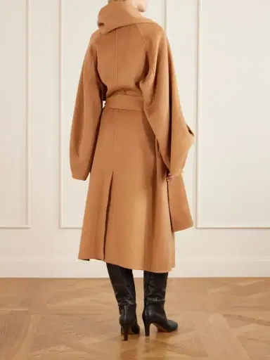 Zimmermann Valiant Belted Scarf-detailed Wool-blend Coat | Thumbnail 3 Zimmermann Valiant Belted Scarf-detailed Wool-blend Coat | Thumbnail 3