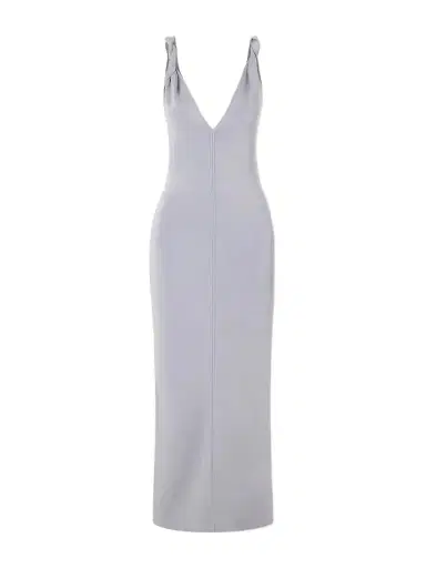 Galvan Twisted Tyra Stretch-knit Midi Dress | Thumbnail 1 Galvan Twisted Tyra Stretch-knit Midi Dress | Thumbnail 1