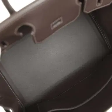 HERMÈS Hermes Birkin 30 Ecru and Beige Toile H Canvas, Bai Brun Swift Gold Hardware | Thumbnail 8 HERMÈS Hermes Birkin 30 Ecru and Beige Toile H Canvas, Bai Brun Swift Gold Hardware | Thumbnail 8