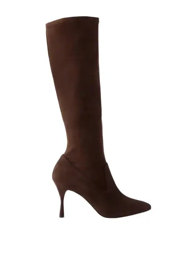 Manolo Blahnik Pamfilo 90 Suede Knee Boots