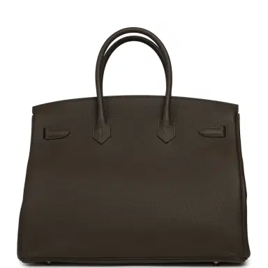 HERMÈS Hermes Birkin 35 Vert Loden Togo Permabrass Hardware | Thumbnail 4 HERMÈS Hermes Birkin 35 Vert Loden Togo Permabrass Hardware | Thumbnail 4
