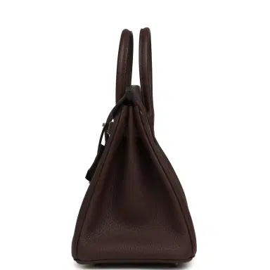 HERMÈS Hermes Special Order (HSS) Birkin 25 Rouge Sellier Verso Togo Brushed Palladium Hardware | Thumbnail 3 HERMÈS Hermes Special Order (HSS) Birkin 25 Rouge Sellier Verso Togo Brushed Palladium Hardware | Thumbnail 3