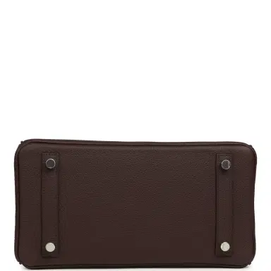 HERMÈS Hermes Special Order (HSS) Birkin 25 Rouge Sellier Verso Togo Brushed Palladium Hardware | Thumbnail 6 HERMÈS Hermes Special Order (HSS) Birkin 25 Rouge Sellier Verso Togo Brushed Palladium Hardware | Thumbnail 6