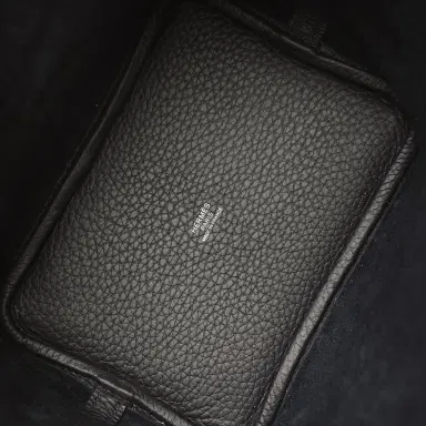 HERMÈS Pre-owned Hermes Picotin Lock 18 Caban Clemence Palladium Hardware | Thumbnail 7