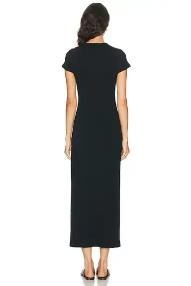 LESET Nando Short Sleeve Maxi Dress | Thumbnail 3