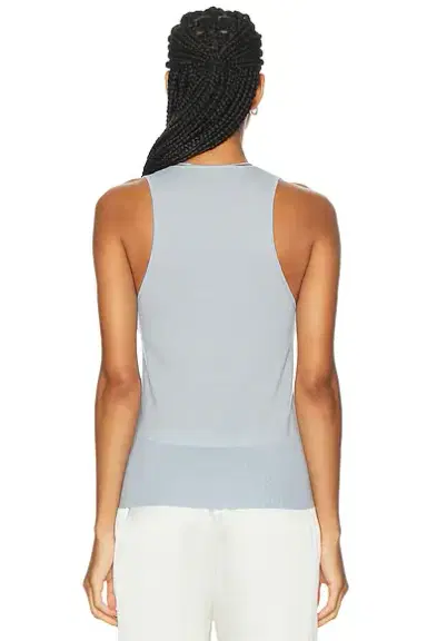 St. Agni Plunge Rouleau Knit Tie Top | Thumbnail 3