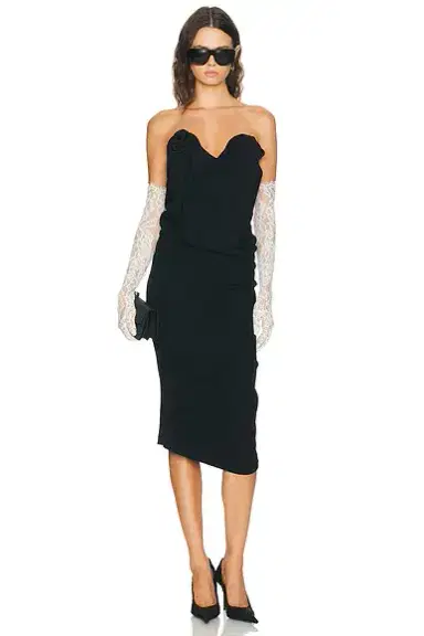 Magda Butrym Strapless Bustier Dress | Thumbnail 4 Magda Butrym Strapless Bustier Dress | Thumbnail 4