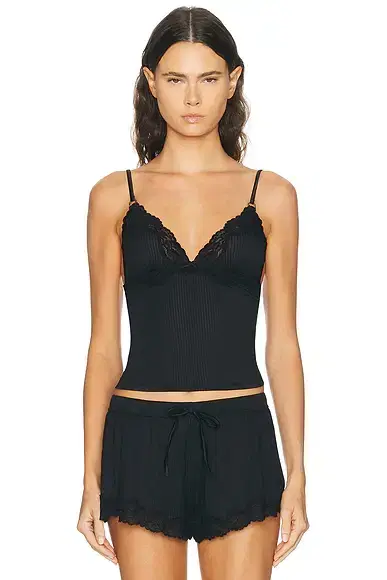 Fleur du Mal Butter Rib Cami Top
