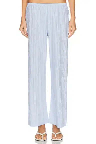 DONNI. The Eyelet Pop Simple Crop Pant | Thumbnail 1