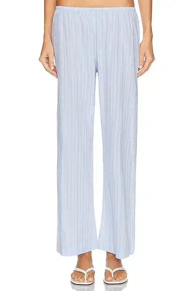 DONNI. The Eyelet Pop Simple Crop Pant