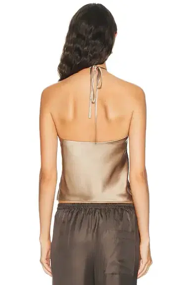 DONNI. The Silk Halter Top | Thumbnail 3