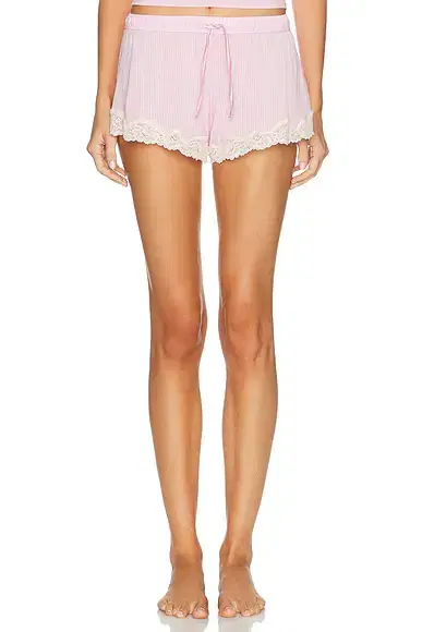 Fleur du Mal Butter Rib Flutter Short