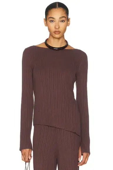 L'Academie Sibylla Rib Knit Top | Thumbnail 2