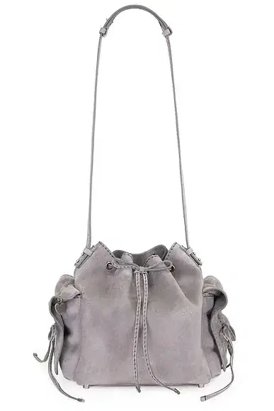 Acne Studios Multipocket Bucket Suede Bag
