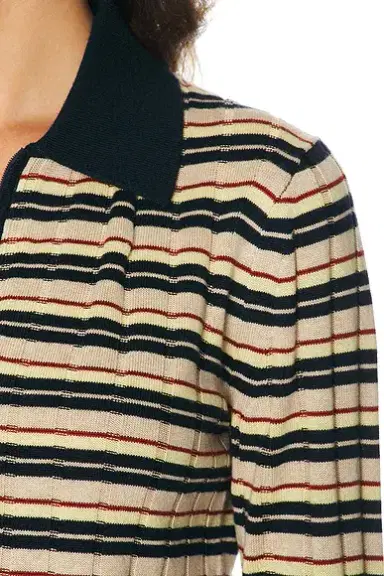 Guest In Residence Track Polo Sweater | Thumbnail 5