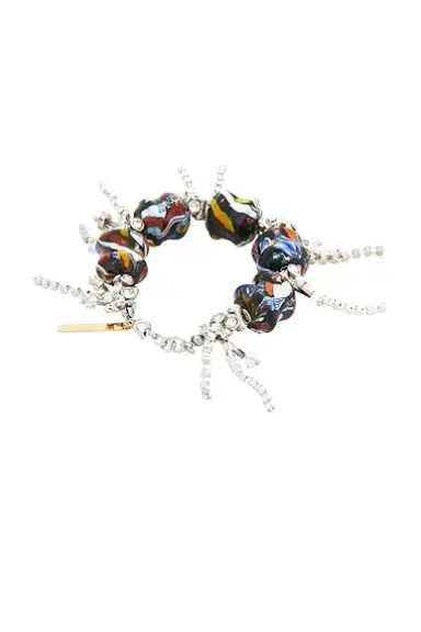 Dries Van Noten Handmade Strass Fringed Bracelet | Thumbnail 4 Dries Van Noten Handmade Strass Fringed Bracelet | Thumbnail 4