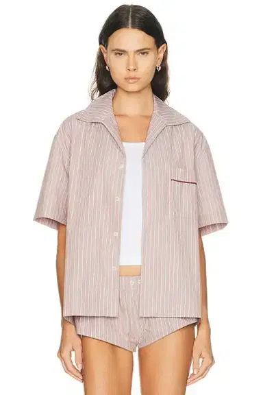 Entire Studios Short Sleeve Pajama Shirt | Thumbnail 1