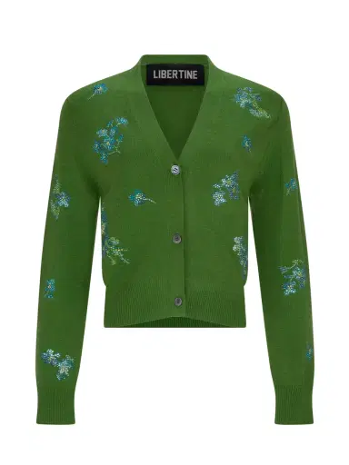 Libertine Bluebell Lane Shrunken Cardigan | Thumbnail 1 Libertine Bluebell Lane Shrunken Cardigan | Thumbnail 1
