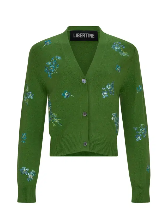 Libertine Bluebell Lane Shrunken Cardigan