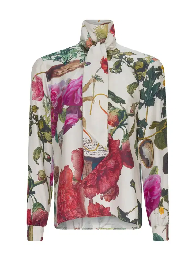 Libertine Hollyhock Slim Keith Tie Blouse
