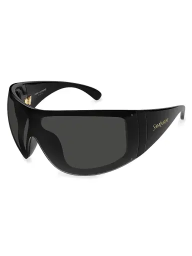 Saint Laurent Women's 99MM Oversized Sunglasses - Black | Thumbnail 1