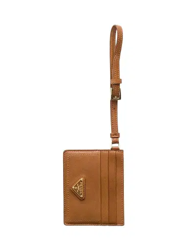 Prada Women's Nappa Leather Card Holder | Thumbnail 1 Prada Women's Nappa Leather Card Holder | Thumbnail 1