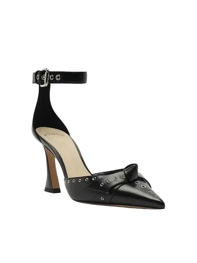 Alexandre Birman Women's Clarita 85MM Grommet-Trimmed Leather Pumps - Black