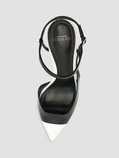 Alexandre Birman Women's Tita 60MM Wrap Cap Toe Leather Pumps | Thumbnail 3 Alexandre Birman Women's Tita 60MM Wrap Cap Toe Leather Pumps | Thumbnail 3