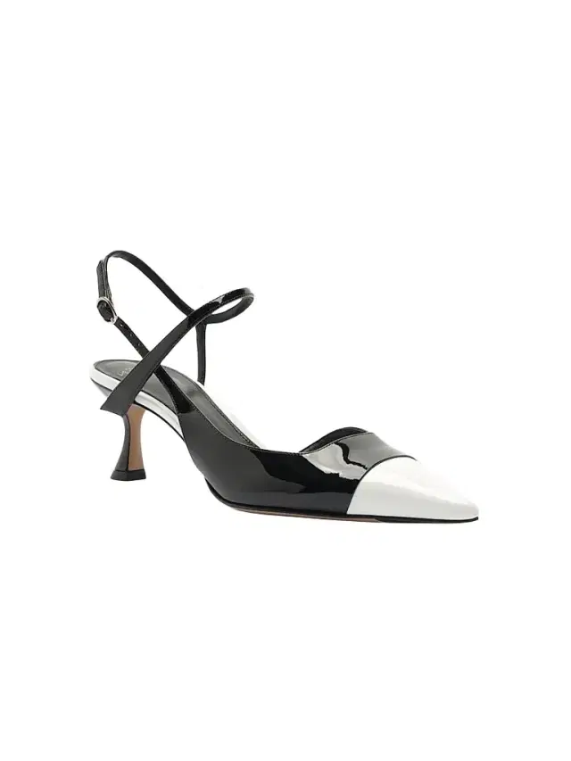 Alexandre Birman Women's Tita 60MM Wrap Cap Toe Leather Pumps - Black White