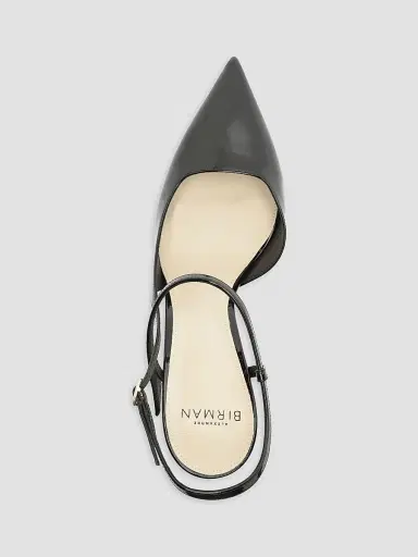 Alexandre Birman Women's Tita 85MM Leather Slingback Pumps - Black - Size 11 | Thumbnail 3