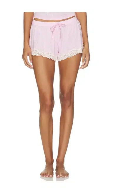 Fleur du Mal Butter Rib Flutter Shorts | Thumbnail 1