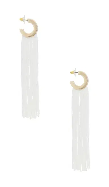 8 Other Reasons Long Flowing Tassels Hoop Earrings | Thumbnail 2