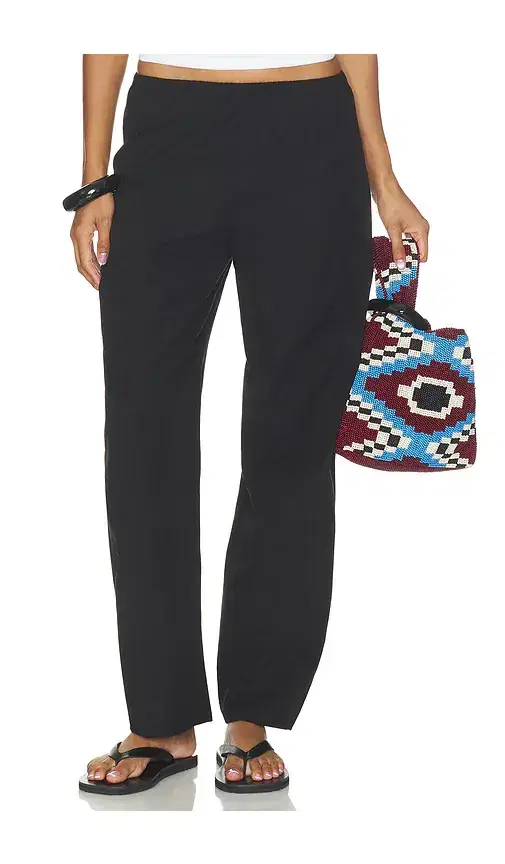 La Ligne Poplin Barrel Leg Pant
