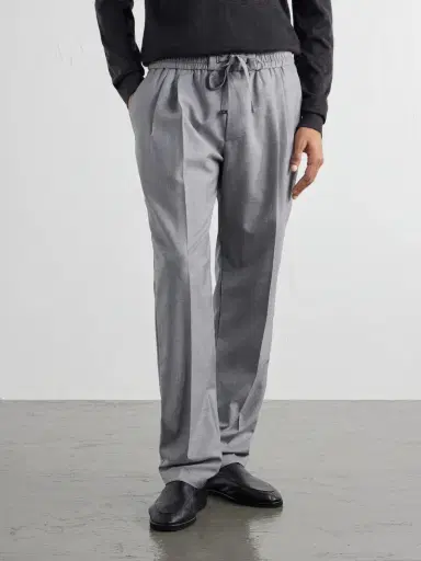 Dolce & Gabbana Sartoriale Straight-Leg Pleated Wool Trousers - Men | Thumbnail 3
