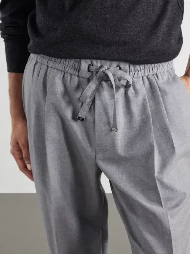 Dolce & Gabbana Sartoriale Straight-Leg Pleated Wool Trousers - Men | Thumbnail 5